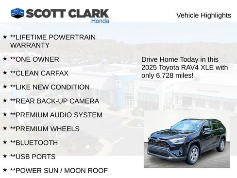 Used 2025 Toyota RAV4 XLE w/ Convenience Package FWD image 11