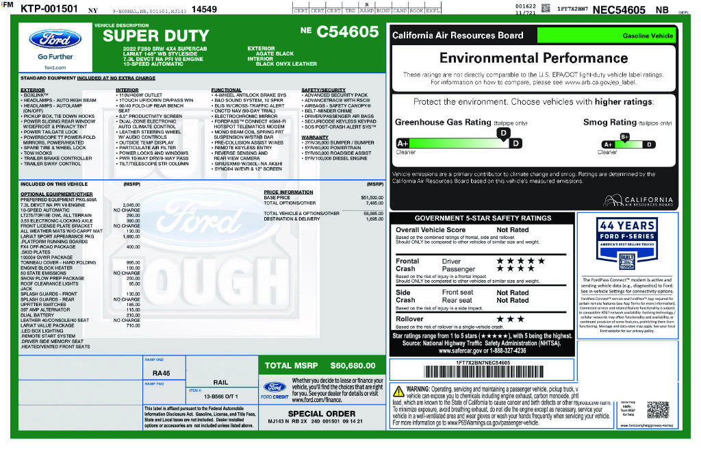 Used 2022 Ford F250 Lariat AWD/4WD image 2