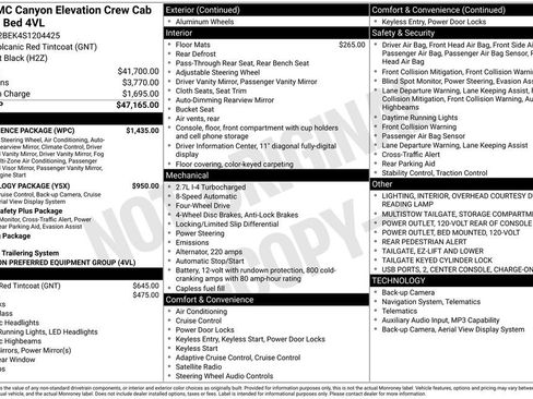 New 2025 GMC Canyon Elevation w/ Convenience Package image 39