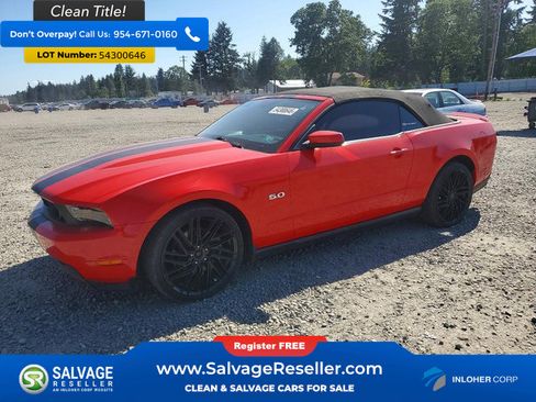 Used 2012 Ford Mustang GT w/ Safety & Security Pkg RWD image 1