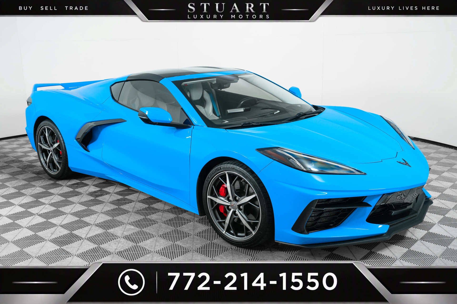 Used 2021 Chevrolet Corvette Stingray Premium Cpe w/ Z51 Performance Package RWD 360° Tour