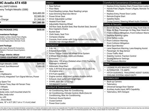 Used 2023 GMC Acadia AT4 w/ Trailering Package AWD/4WD image 3