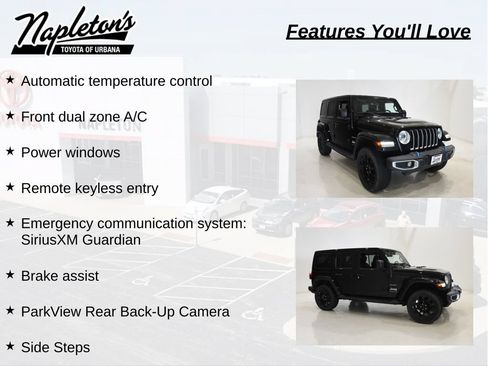 Used 2023 Jeep Wrangler Unlimited Sahara w/ Cold Weather Group AWD/4WD image 7
