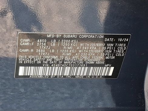 Used 2025 Subaru Outback Premium AWD/4WD image 27
