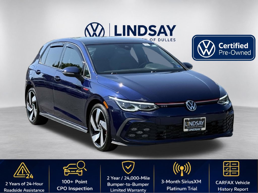Certified 2023 Volkswagen GTI SE FWD image 1
