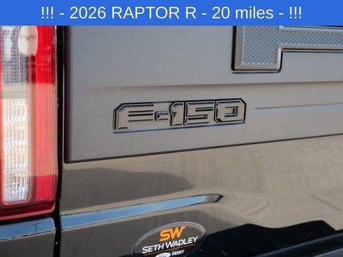 Used 2026 Ford F150 Raptor w/ Equipment Group 803A Raptor R image 12