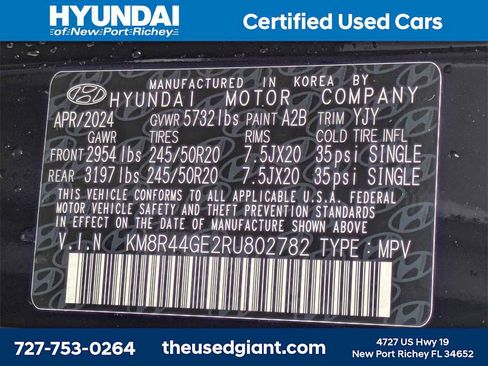 Used 2024 Hyundai Palisade SEL w/ Premium Package image 45