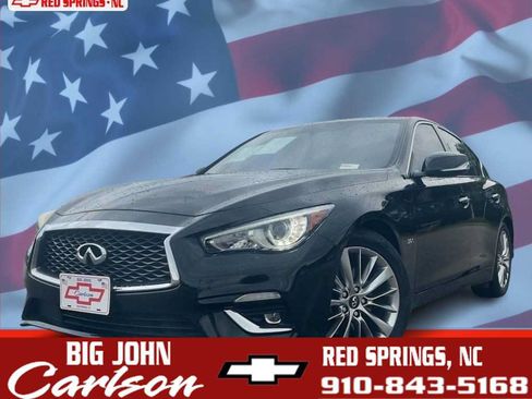 Used 2019 INFINITI Q50 Luxe w/ Cargo Package (L96) RWD image 1