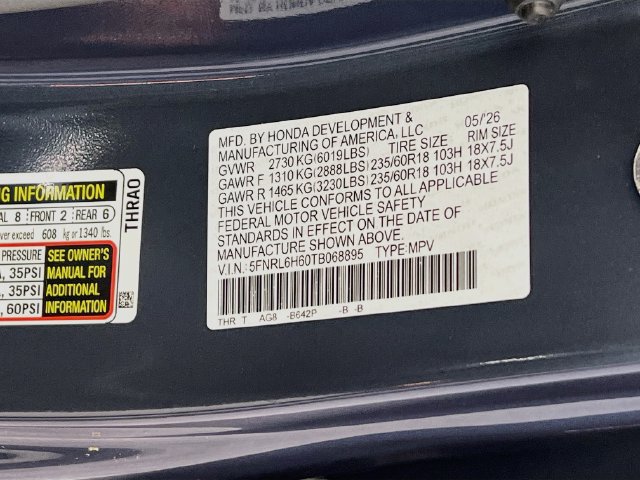 Used 2026 Honda Odyssey EX-L image 31