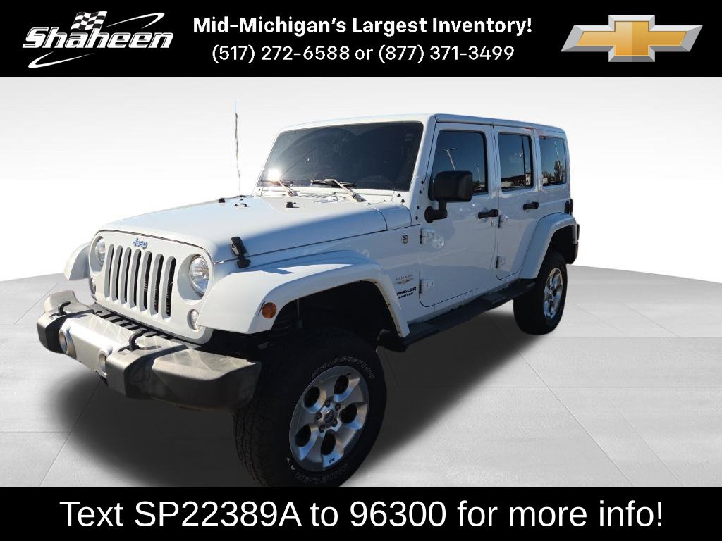 Used 2015 Jeep Wrangler Unlimited Sahara w/ Connectivity Group AWD/4WD 360° Tour