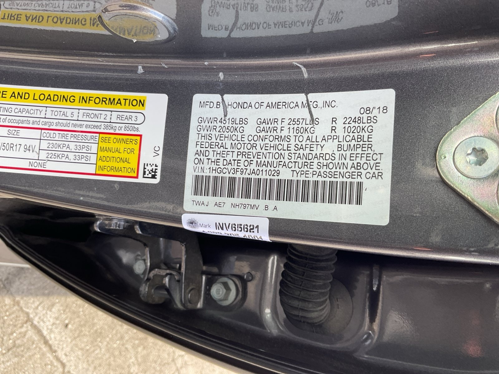 Used 2018 Honda Accord Touring image 25