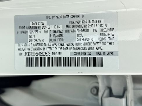 Certified 2022 MAZDA CX-5 AWD 2.5 S w/ Premium Plus Pkg image 43