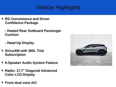 New 2026 Chevrolet Blazer EV RS FWD image 3