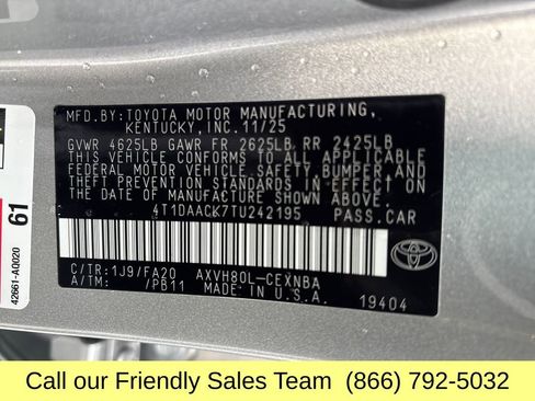 New 2026 Toyota Camry LE image 27