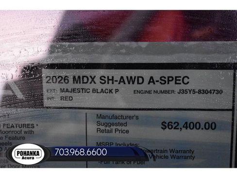 New 2026 Acura MDX A-Spec AWD/4WD image 40