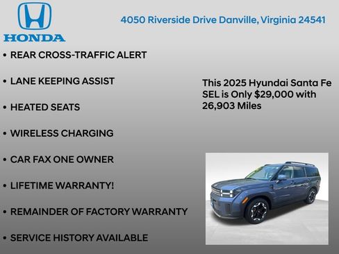 Used 2025 Hyundai Santa Fe SEL FWD image 12