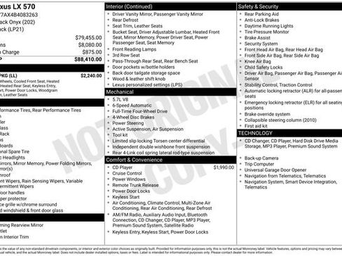 Used 2011 Lexus LX 570 4WD w/ Luxury Pkg image 41