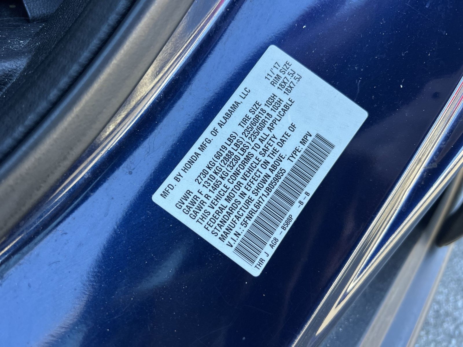 Used 2018 Honda Odyssey EX-L image 31