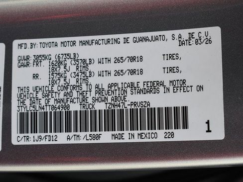 New 2026 Toyota Tacoma TRD Off-Road AWD/4WD image 15