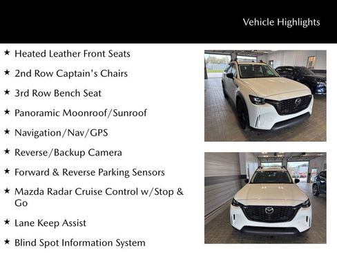 Certified 2025 MAZDA CX-90 3.3 Turbo w/ Premium Sport Pkg image 9