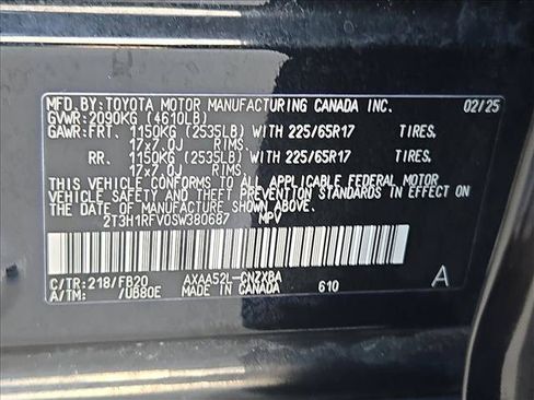 Used 2025 Toyota RAV4 LE FWD image 24