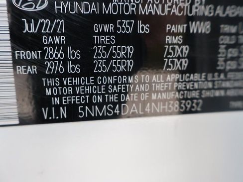 Used 2022 Hyundai Santa Fe Limited AWD/4WD image 42