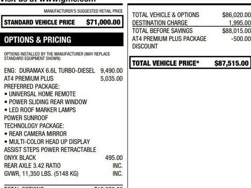 Certified 2025 GMC Sierra 2500 AT4 w/ AT4 Premium Plus Package AWD/4WD image 2