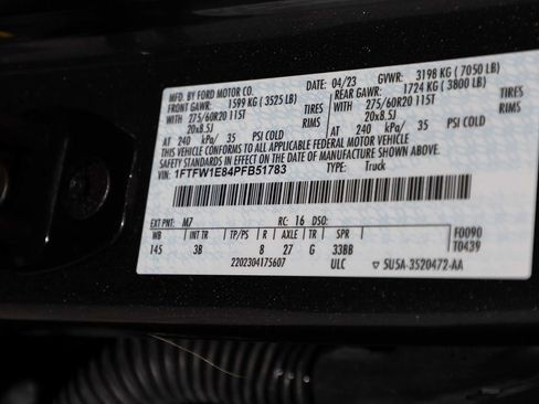 Used 2023 Ford F150 Platinum w/ Equipment Group 701A High AWD/4WD image 16