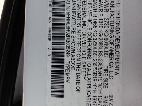 Used 2024 Honda Odyssey Elite image 19