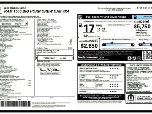 Used 2020 RAM 1500 Big Horn image 4