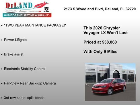 New 2026 Chrysler Voyager LX image 6