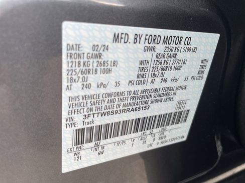 Used 2024 Ford Maverick Lariat w/ Black Appearance Package AWD/4WD image 24
