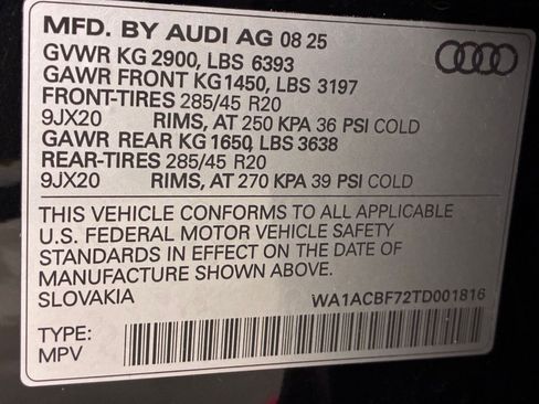Certified 2026 Audi Q7 2.0T Premium w/ Convenience Plus Package AWD/4WD image 19