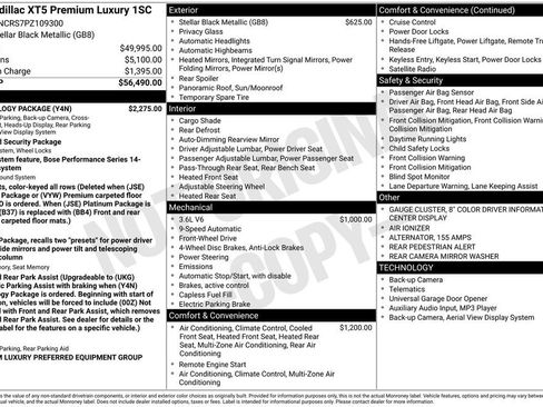 Used 2023 Cadillac XT5 Premium Luxury w/ Technology Package image 9