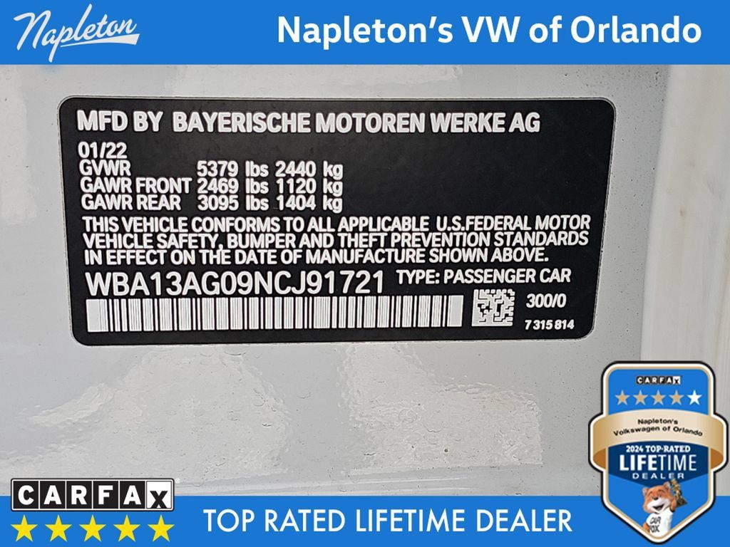 Used 2022 BMW 530e w/ M Sport Package RWD image 34