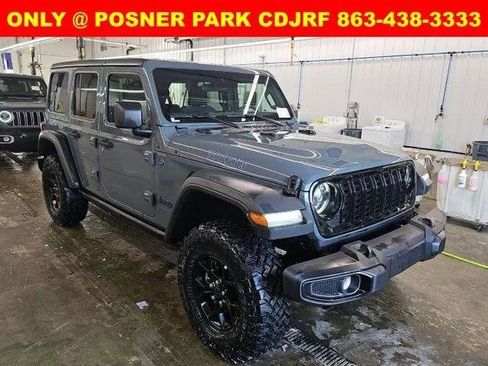 Certified 2025 Jeep Wrangler Unlimited Sport S 4xe AWD/4WD image 1