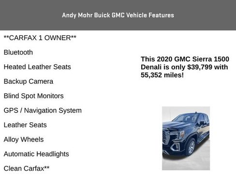 Used 2020 GMC Sierra 1500 Denali w/ Technology Package AWD/4WD image 4