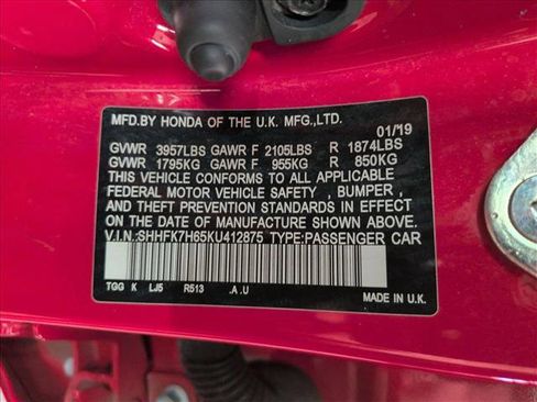 Used 2019 Honda Civic EX image 15