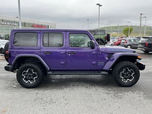 Used 2023 Jeep Wrangler Unlimited Rubicon 4xe w/ Steel Bumper Group AWD/4WD image 2