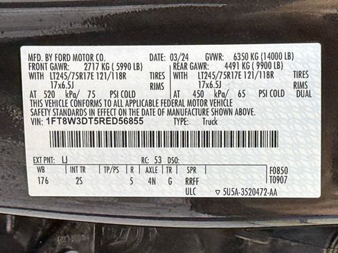 Used 2024 Ford F350 XLT w/ FX4 Off-Road Package image 13