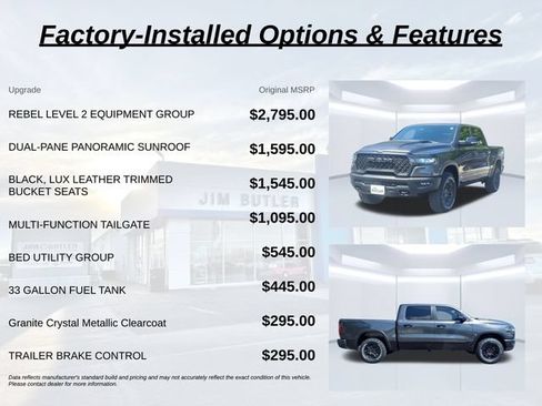 Used 2026 RAM 1500 Rebel w/ Rebel Level 2 Equipment Group AWD/4WD image 3