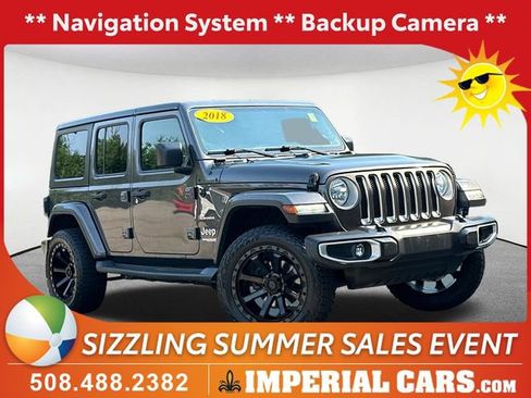 Used 2018 Jeep Wrangler Unlimited Sahara AWD/4WD image 1