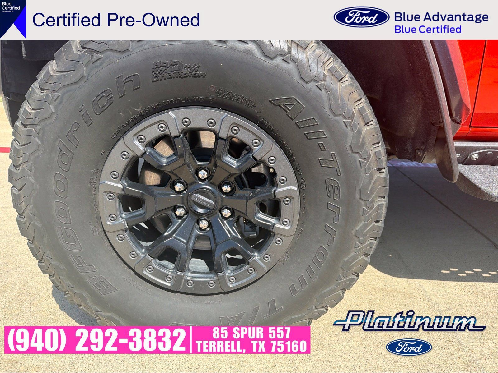 Used 2022 Ford Bronco Raptor AWD/4WD image 9