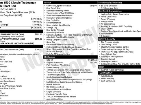 Used 2019 RAM 1500 Tradesman w/ Popular Equipment Group AWD/4WD image 2