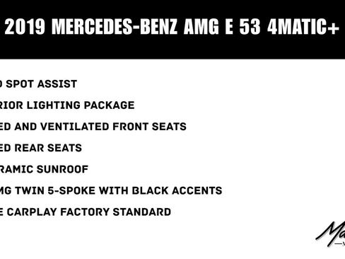 Used 2019 Mercedes-Benz E 53 AMG 4MATIC Sedan image 63