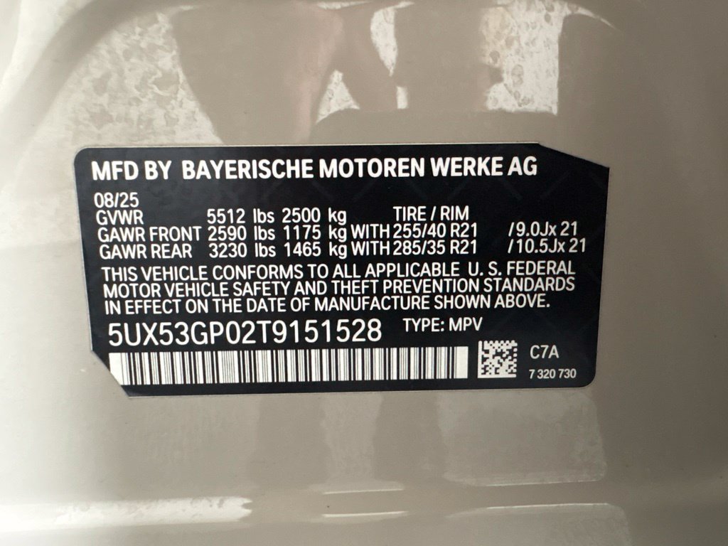 Certified 2026 BMW X3 xDrive30i w/ M Sport Package AWD/4WD image 33