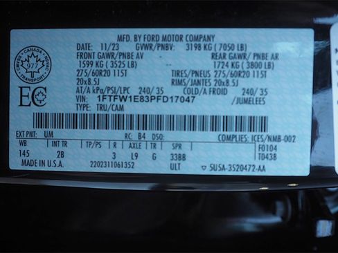 Used 2023 Ford F150 Lariat w/ Equipment Group 502A High image 28