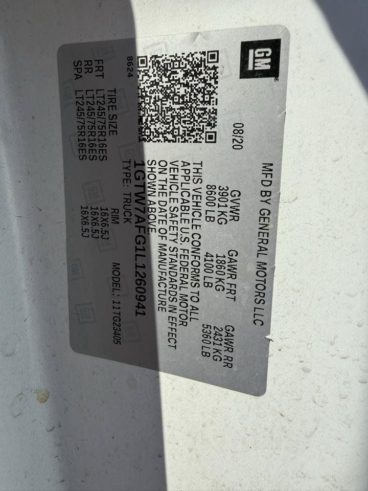 Used 2020 GMC Savana 2500 w/ Driver Convenience Package RWD image 15