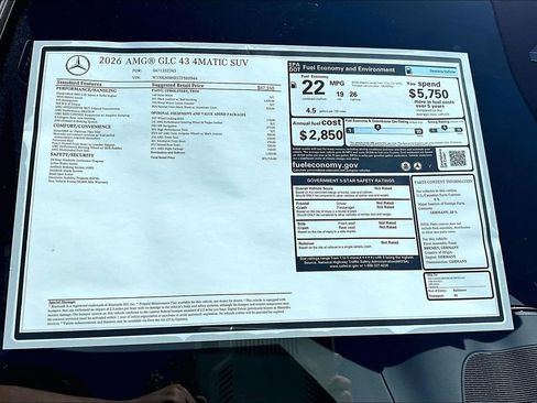 New 2026 Mercedes-Benz GLC 43 AMG 4MATIC image 14