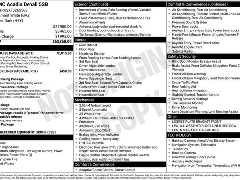 New 2026 GMC Acadia Denali w/ Super Cruise Package AWD/4WD image 25